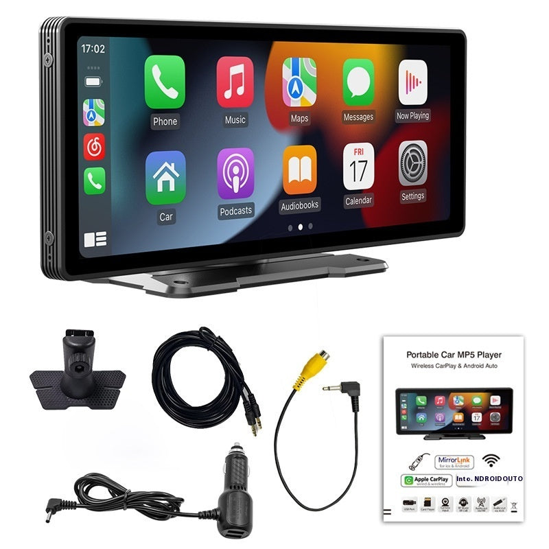 CarPlay GPS w/ Reverse Screen & Dashcam