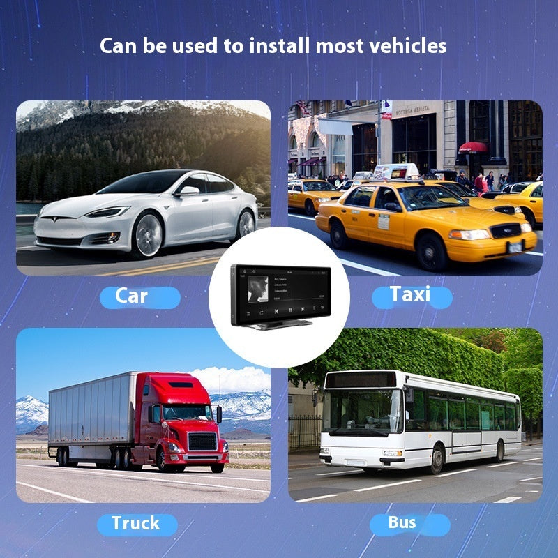 CarPlay GPS w/ Reverse Screen & Dashcam