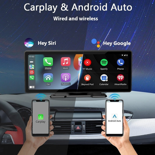 CarPlay GPS w/ Reverse Screen & Dashcam